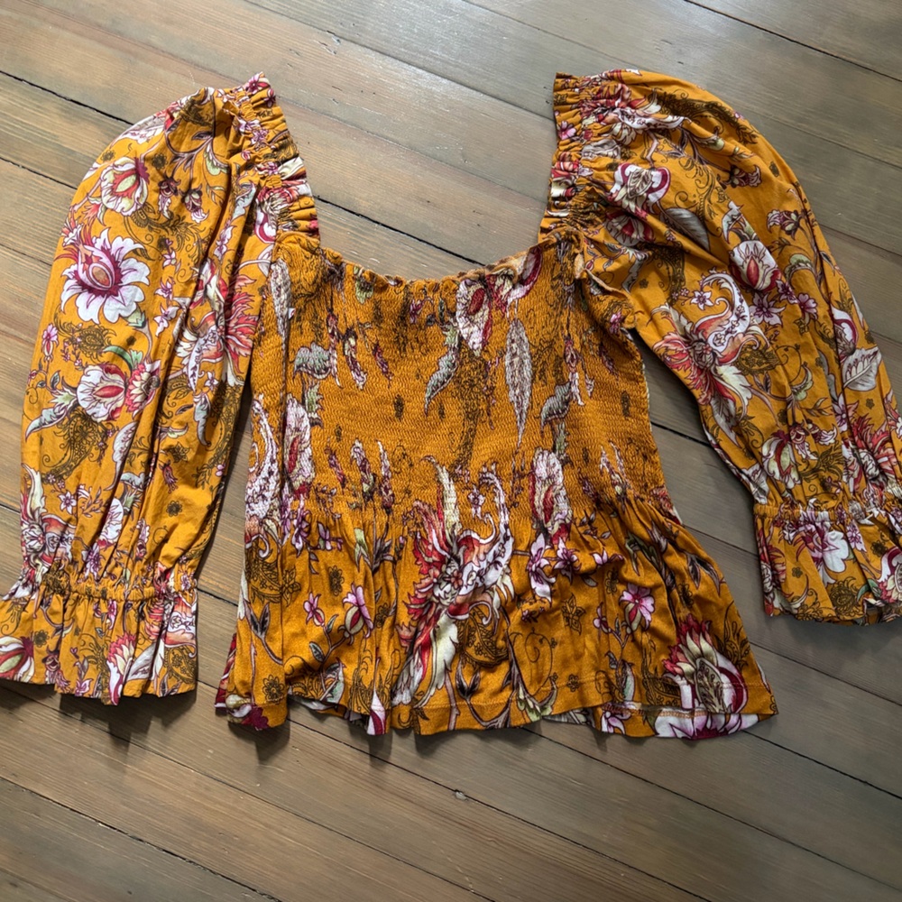 Floral Off-Shoulder Blouse